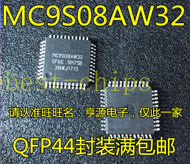 1 PCS MC9S08AW32CF  LQFP-44 MC9S08AW32 Microcontrollers   #E2