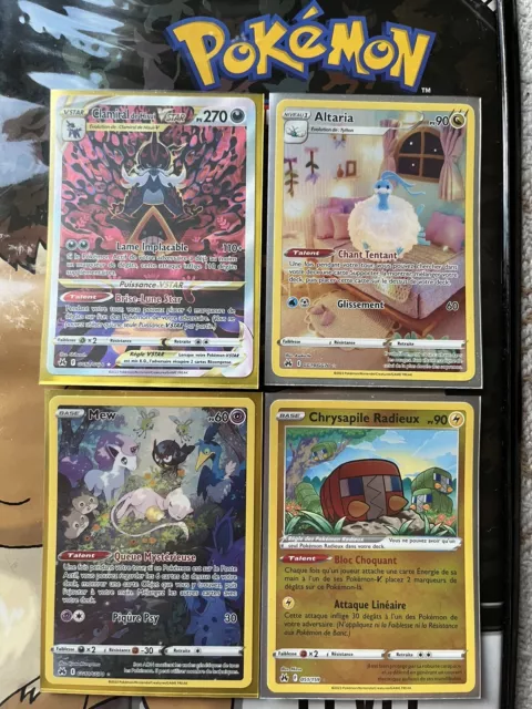Pokemon - Lot of 4 Cards Rare Zenith Supreme - Fullart - Holo EB12.5 GG52 GG10