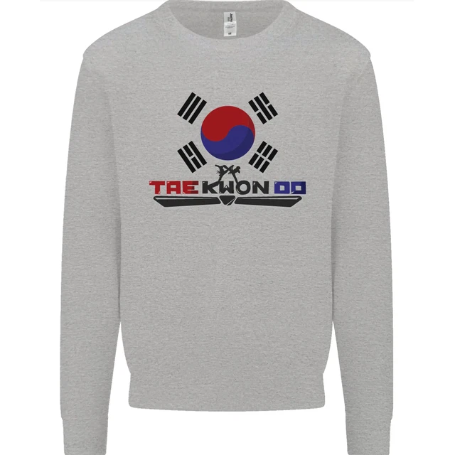 Taekwondo Fighter Mixed Martial Arts MMA Mens Sweatshirt Jumper