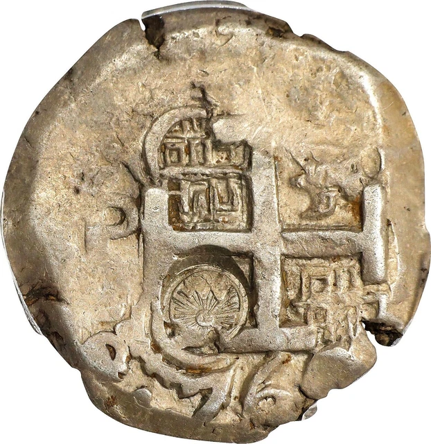 (1839) Guatemala 8 Reales Counterstamp 1769 Potosi Cob 8 Reales Pcgs Vf-25 Km100
