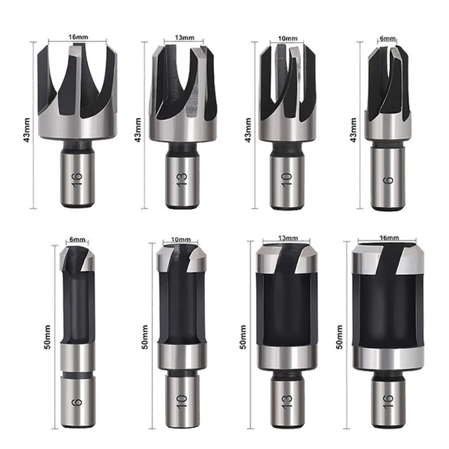 Jeu De Forets à Fraise Pour Le Travail Du Bois, Jeu De Forets à Tige