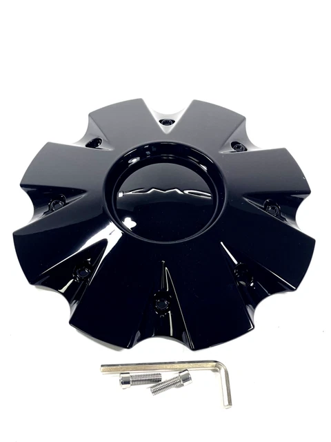 KMC KM651 Slide Gloss Black Rim Wheel Center Hub Cap 841L210S1 S1904-04 (1 CAP)