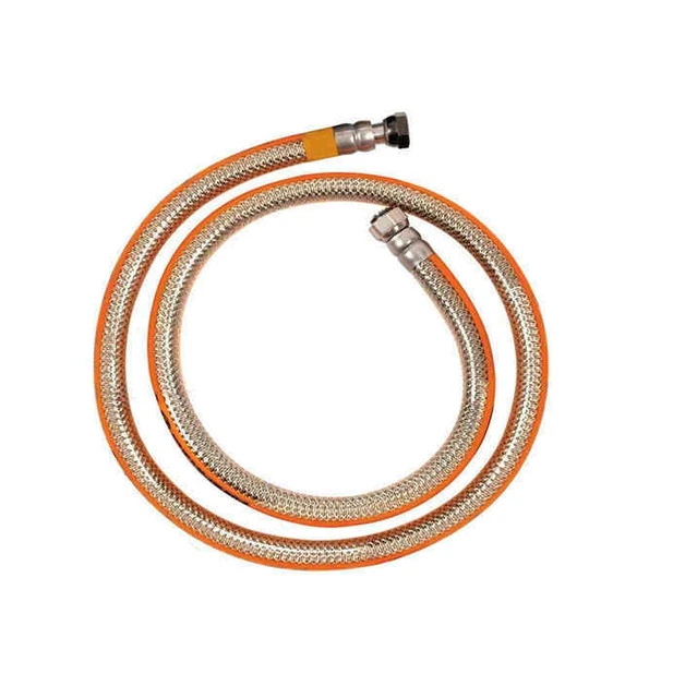 Tuyau gaz butane/propane 1,50 m D. 8 x 15 NF 10 ans à visser - TUY4008 - Ribilan