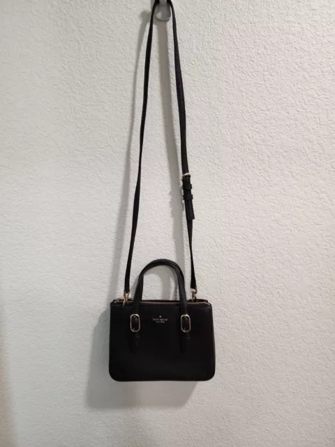 kate spade new york  Shoulder Handbag. Small Medium Black Pink Inside