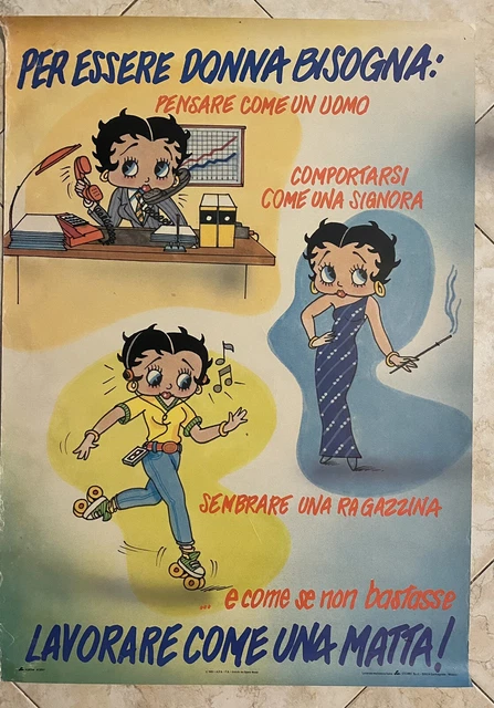 poster vintage Betty Boop