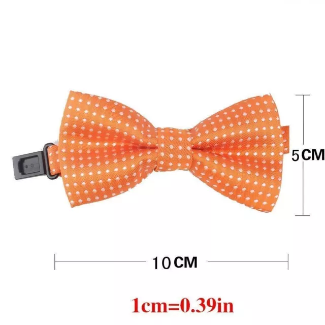 Baby Toddler Boys Pre Tied Jacquard Weave Spotty  Formal Bow Tie Dickie Clip-On 2