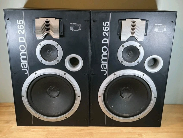 Paire D'enceintes Jamo ART – Vintage Compactes, Murales, 2x60W, 8 Ohms, Fabriquées Au Danemark
