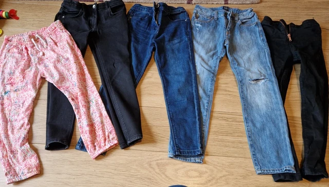 pacchetto vestiti ragazze età 6-7 anni top sboot abiti pantaloncini 5