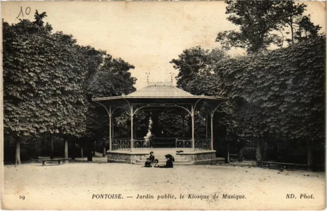 CPA PONTOISE - Jardin public, le Kiosque de Musique (68755)