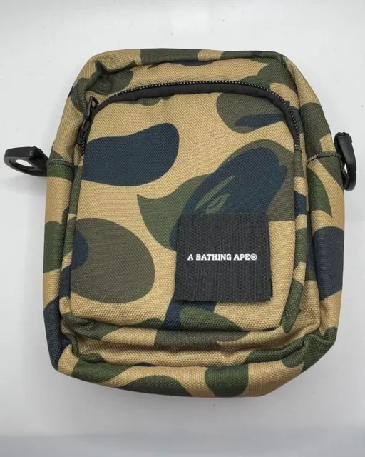Bape Authentic Camo Cross body Side Bag With Patch Logo