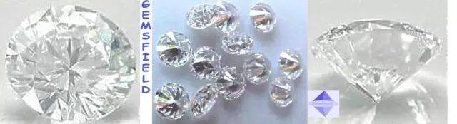 E - Top Wesselton / VS - 0.12ct !!! DIAMANT 100% NATUREL !!! 3,16mm !! AAA++ !!!