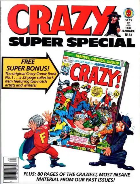 Crazy (Magazine) #58 VG; Marvel | low grade - Super Special - we combine shippin