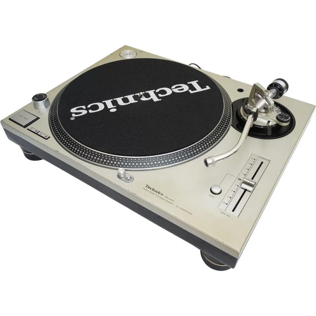 Technics SL-1200MK3D Silver Direct Drive DJ Turntable Tested to Work USED