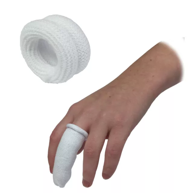 Qualicare First Aid Finger Roll Bobs Cot Buddies Tubular Bandage Dressings White
