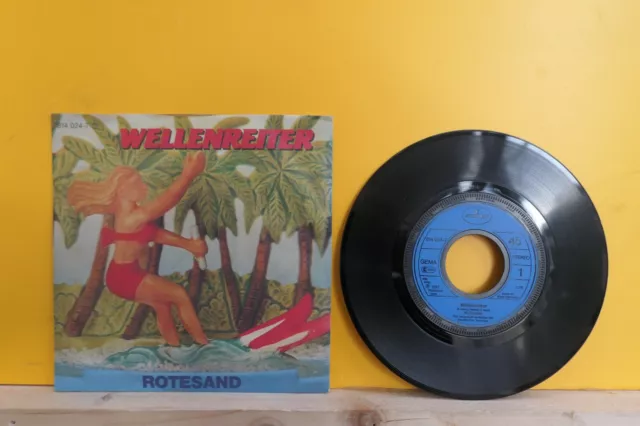 ROTESAND - Wellenreiter / Sag Nein! 7" 1983 Mercury German Picture Cover Slve NM