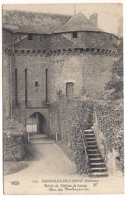 cars of the orne, entrance to the castle of lassay