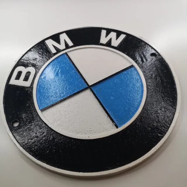 BMW - Heavy Cast Iron Sign - M3 / MSPORT / 3 4 5 6 7 Series / i8 / Alpina