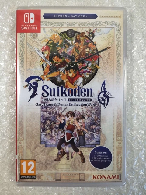Suikoden I & II HD Remaster – Nintendo Switch Édition Japonaise – NEUF Sous Cello
