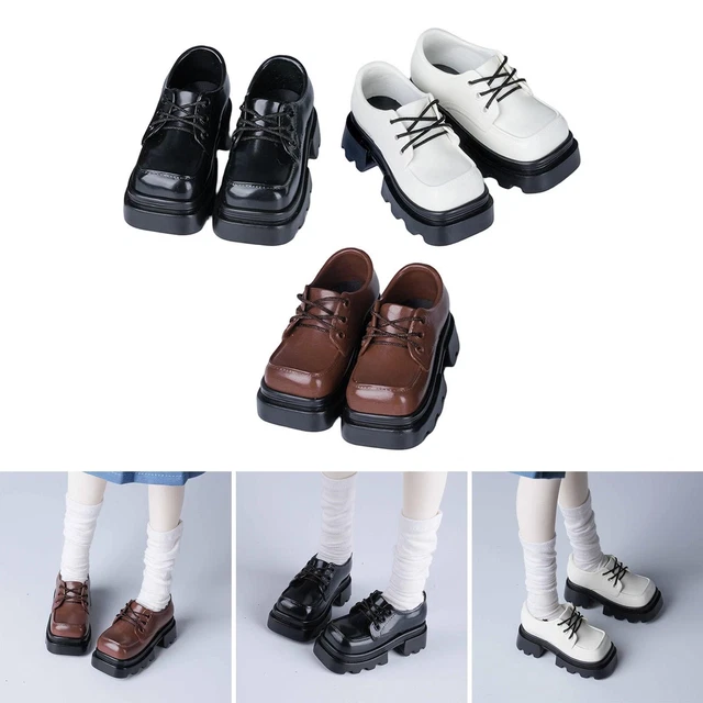 Lot De 3 Paires De Chaussures En Cuir Pour Poupée Loulotte® - Accessoires Neufs