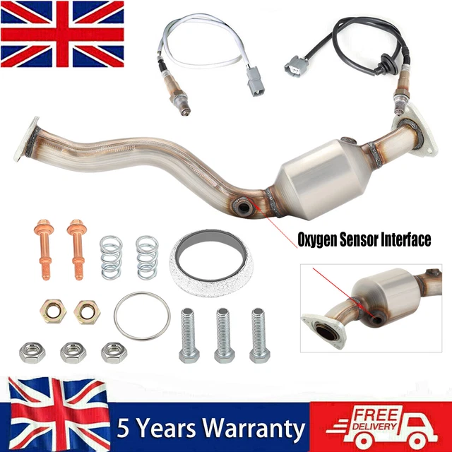 EXHAUST CATALYTIC CONVERTER For Honda Jazz 1.2 1.3 1.4 + Oxygen Sensors Kit £89.89 PicClick UK