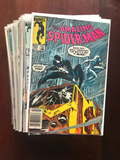 Lot # #161: 33 Issue Lot of Marvel Comics Amazing Spiderman (#'s btwn 254-297)