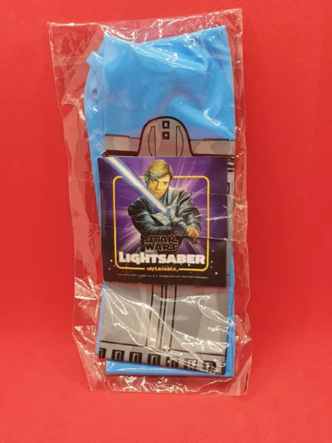 Star Wars Vintage Luke Skywalker Blue Lightsaber Inflatable 2007 Sealed