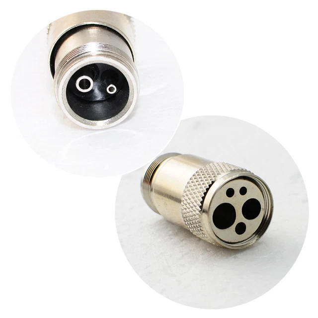 TOP Tubing Adapter for Dental High Speed Handpiece Changer 2 Holes to 4 Holes CE