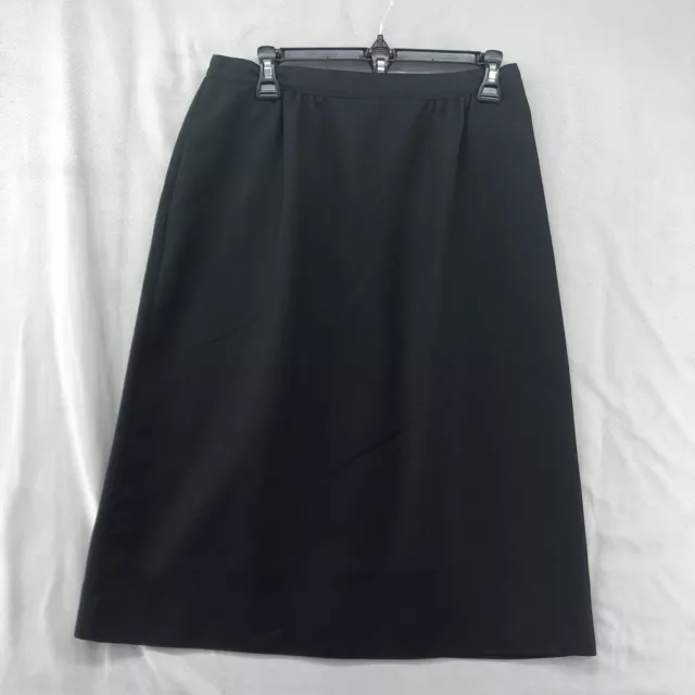 Vintage Boston Traveler Black Skirt Size 16 Women