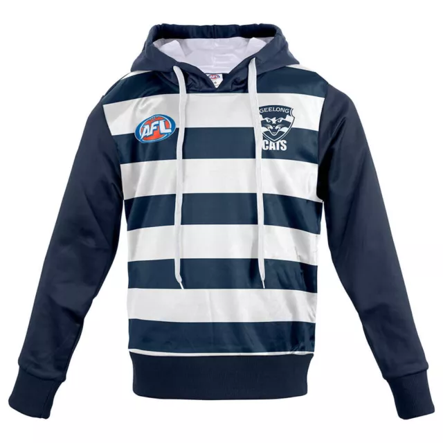 Geelong Cats Youth Long-Sleeved Guernsey Hoody