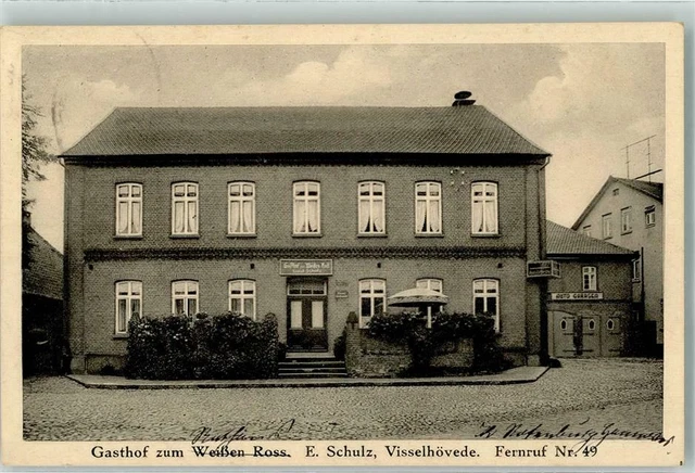 13507096 - 2722 Visselhoevede Gasthaus zum weissen Ross  Foto AK
