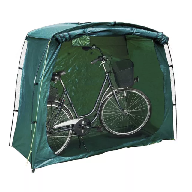 Bicycle Storage Tent Green Garden Bike Shelter Equipment Cover Shed Outdoor