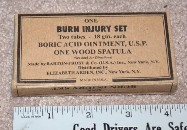 WWII/2, US Army, burn injury set