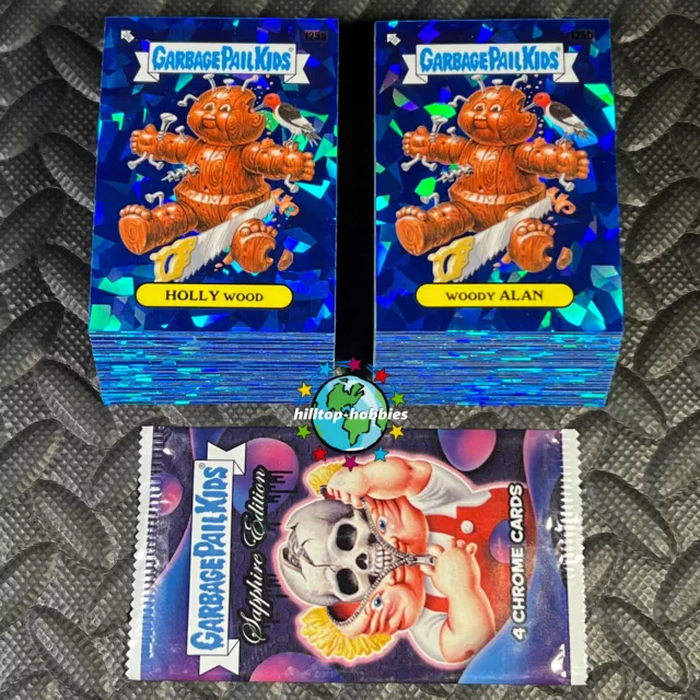 Garbage Pail Kids Sapphire 2 4Th Series 88-Card Base Set +Wrapper 125A/B-166A/B