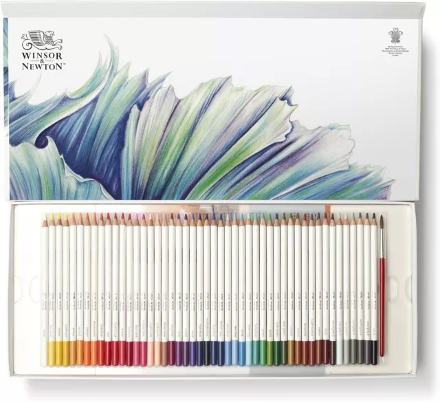 Winsor & Newton Studio Collection Boite Assortiment de 50 Crayons Aquarelle