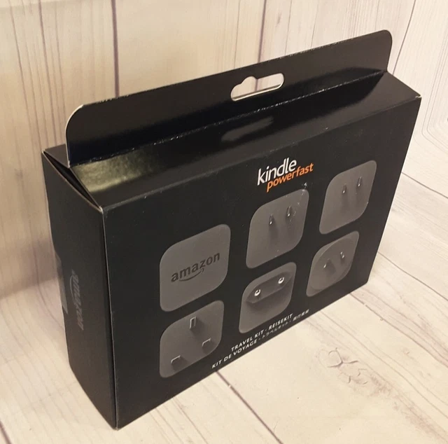 NEW - Kindle Powerfast International Charging Travel Kit For Over 200 Country’s 2