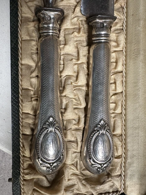 COUVERTS EN ARGENT Massif Minerve Service à Gigot EUR 39,00 - PicClick FR