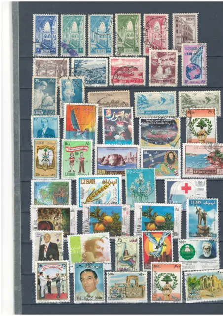Lebanon Liban Postal Used Classic & Commemorative Stamps   Lot (Leb 1401)