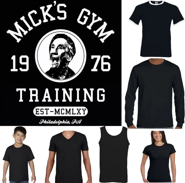 Rocky T-Shirt Uomo Mick's Palestra Film Divertente Balboa Boxe Mma Allenamento