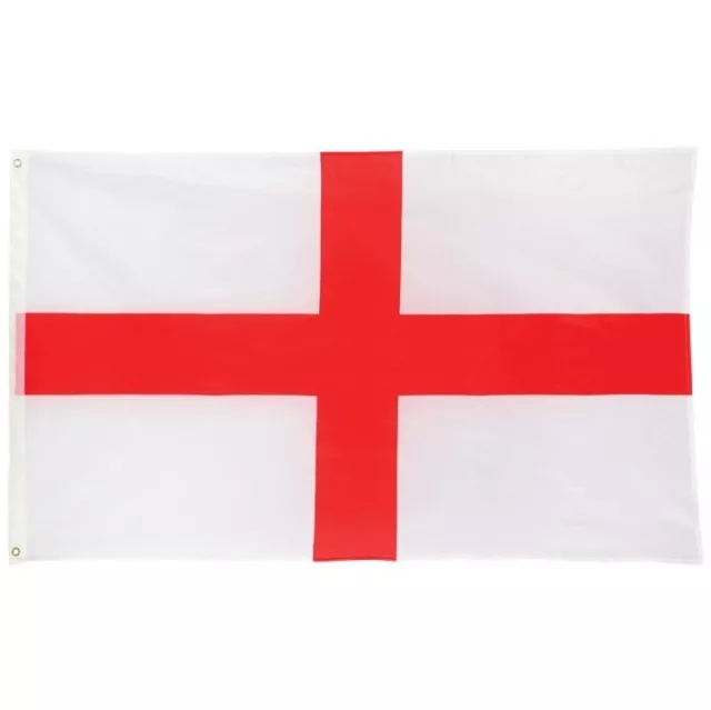 England St George Fabric Flag 5' X 3' 150cm x 90cm World Cup England New w