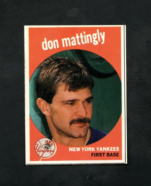 1959 Topps (1989) BBC Magazine Don Mattingly ~~ NY Yankees ~~ LOOK