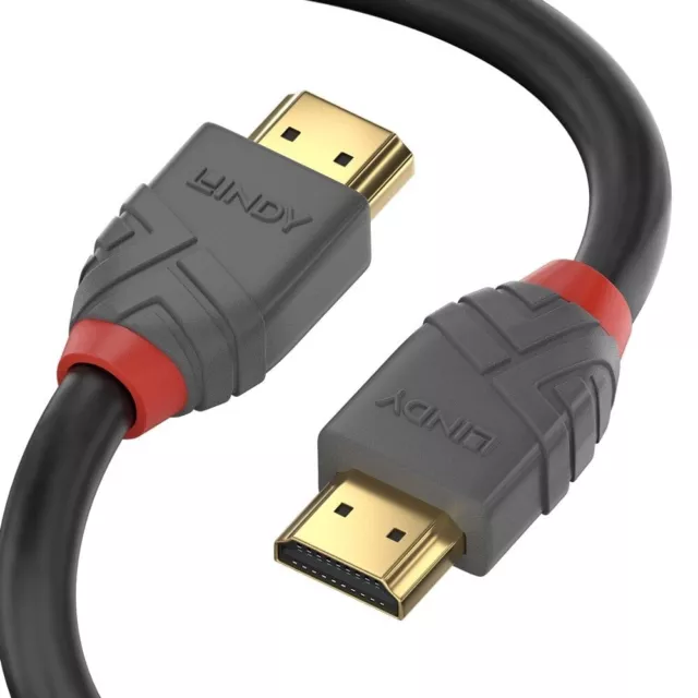 Lindy 5m High Speed HDMI Cable, Anthra Line :: 36965  (Cables > HDMI Cables)