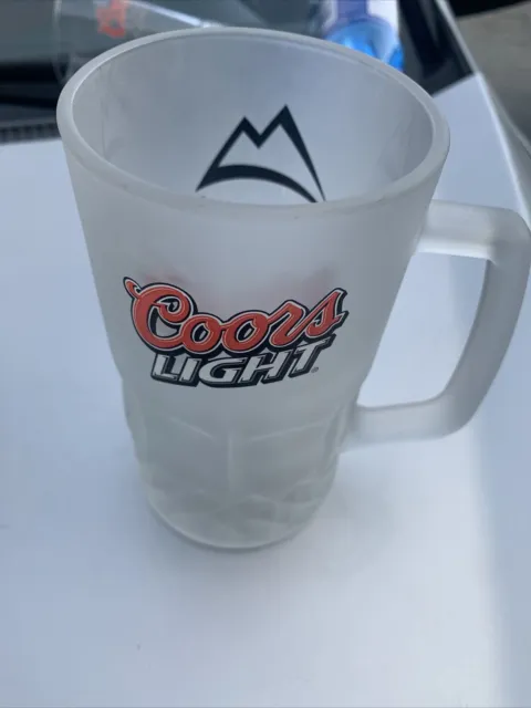 Vintage Coors Light Heavy Beer Glass Mug Stein