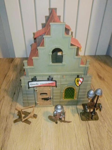 Playmobil Maison Médiéval vintage ," Maison De La Garde Municipale".
