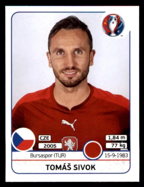 Panini UEFA Euro France 2016 - Tomáš Sivok Česká Republika No. 392