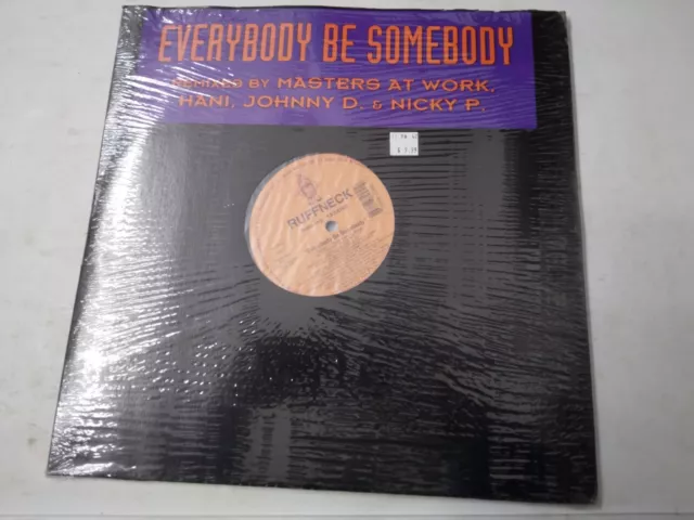 Ruffneck Featuring Yavahn - Everybody Be Somebody - Single de vinilo 1995 de 2 x 12