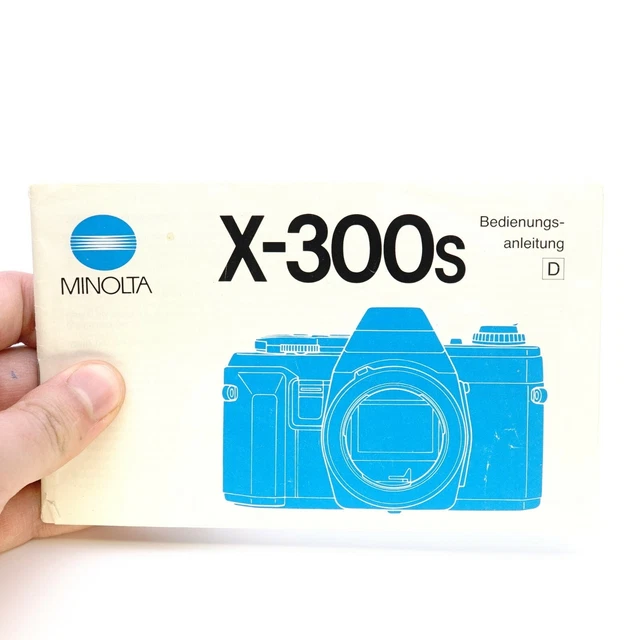 MINOLTA X-300S BEDIENUNGSANLEITUNG Gebrauchsanleitung Minolta Anleitung ...