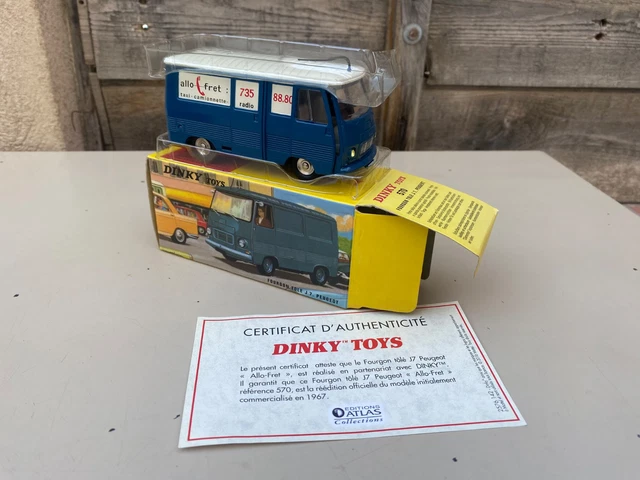 Dinky Toys Atlas - Peugeot J7 Fourgon "Allo Fret" Réf 570 - Neuf Sous Boîte