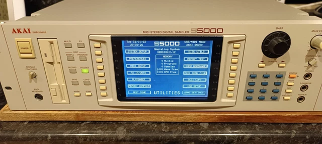 Échantillonneur Stéréo Akai S5000 Version 2 Bon État Et État De Fonctionnement 4