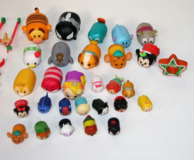 Lot of 27 Disney Tsum Tsum  Used Action Figures PVC Toys Dolls N5-27 9