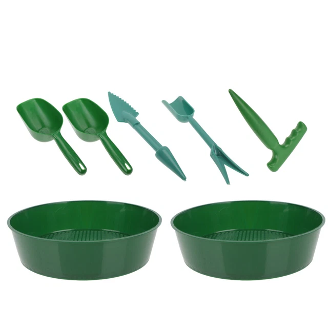 1 Set Hand Sichter Garten Boden Sifter Stein Sifter